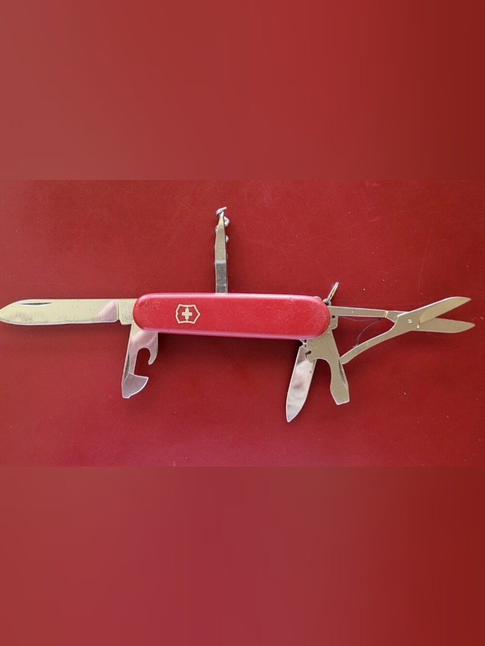 Victorinox Stainless Rostfrei Swiss Army Knife Officer Suisse Red